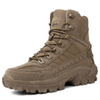 Men's Tactical Boots — Durable, Non-Slip, High-Top for Hiking & Training