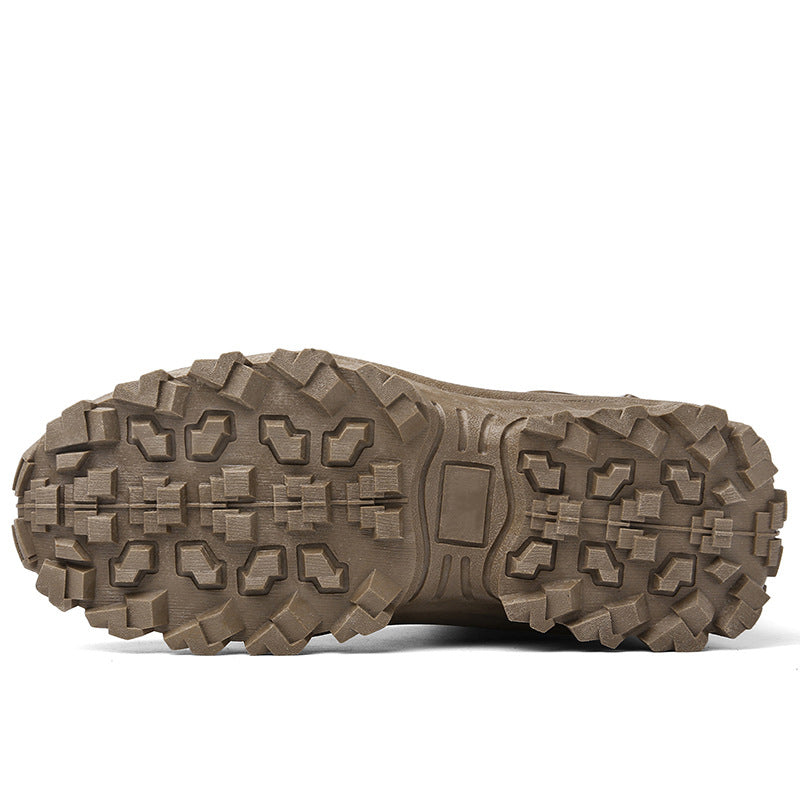Men's Tactical Boots — Durable, Non-Slip, High-Top for Hiking & Training