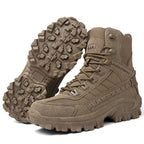 Men's Tactical Boots — Durable, Non-Slip, High-Top for Hiking & Training