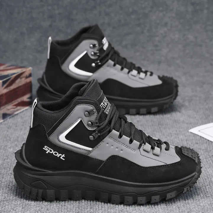 Men’s Wide Toe Hiking Boots — Waterproof Membrane, Non-Slip Outsole, Arch Support