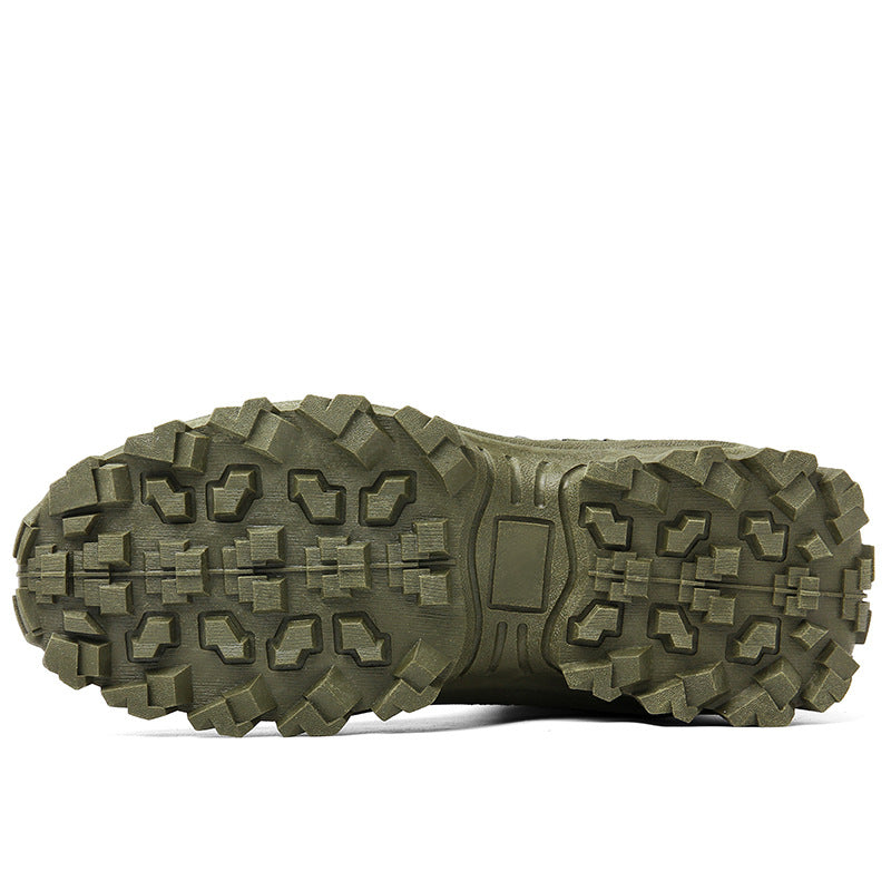 Men's Tactical Boots — Durable, Non-Slip, High-Top for Hiking & Training