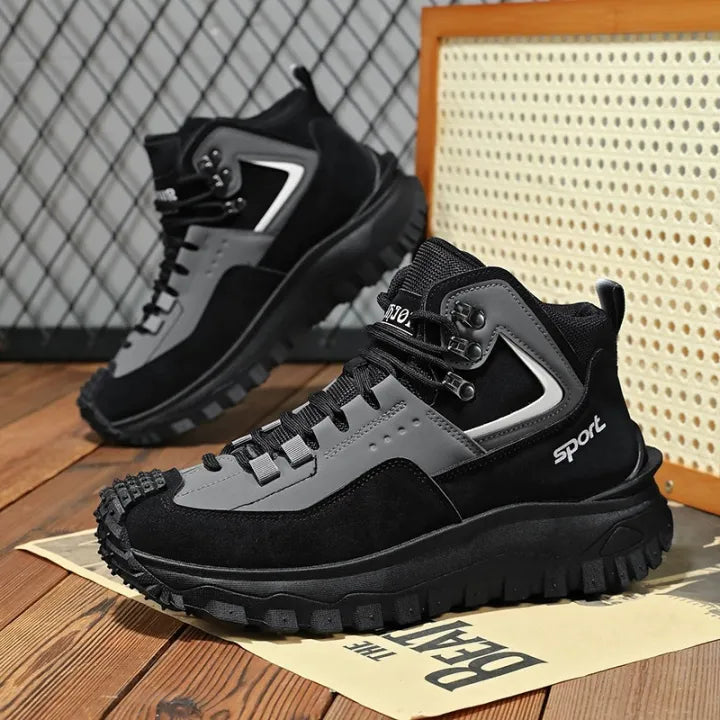 Men’s Wide Toe Hiking Boots — Waterproof Membrane, Non-Slip Outsole, Arch Support
