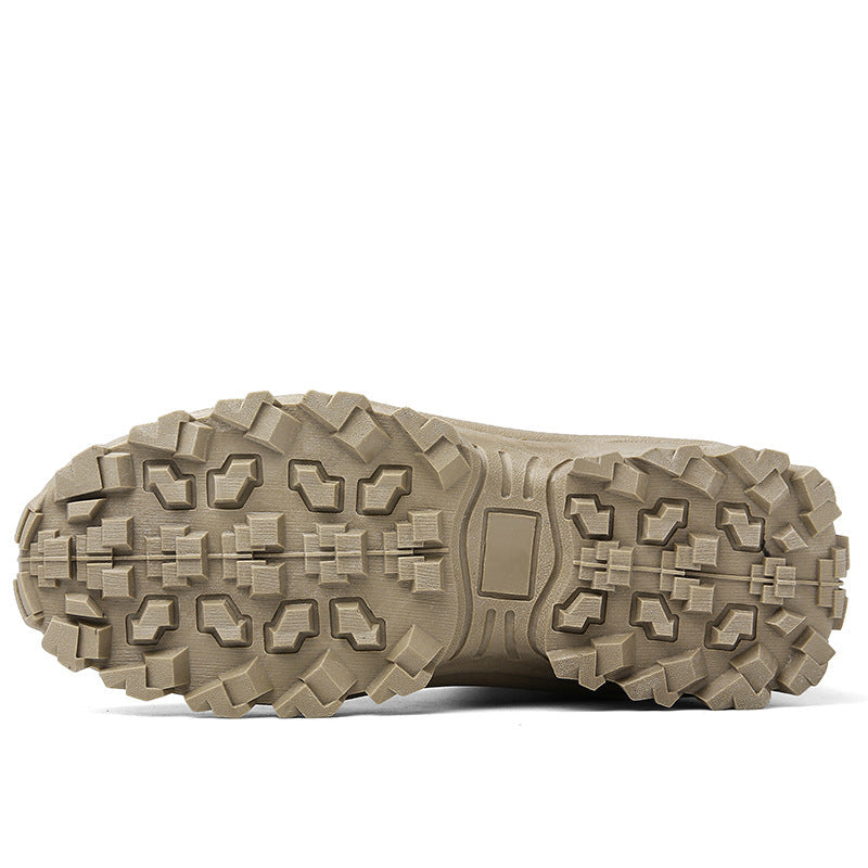 Men's Tactical Boots — Durable, Non-Slip, High-Top for Hiking & Training