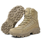 Men's Tactical Boots — Durable, Non-Slip, High-Top for Hiking & Training