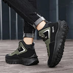 Men’s Wide Toe Hiking Boots — Waterproof Membrane, Non-Slip Outsole, Arch Support