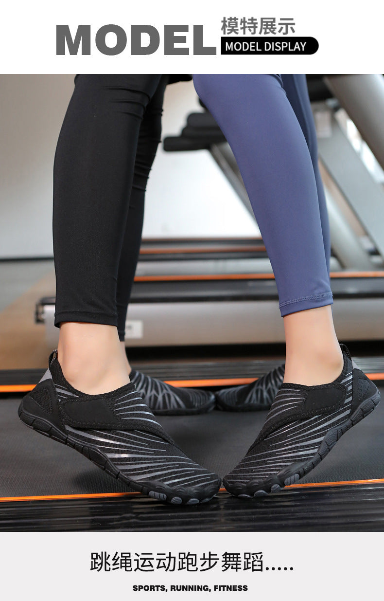 Barefoot Water Shoes With Quick‑Drain Soft Sole, Sweat‑Wicking Cooling Insoles