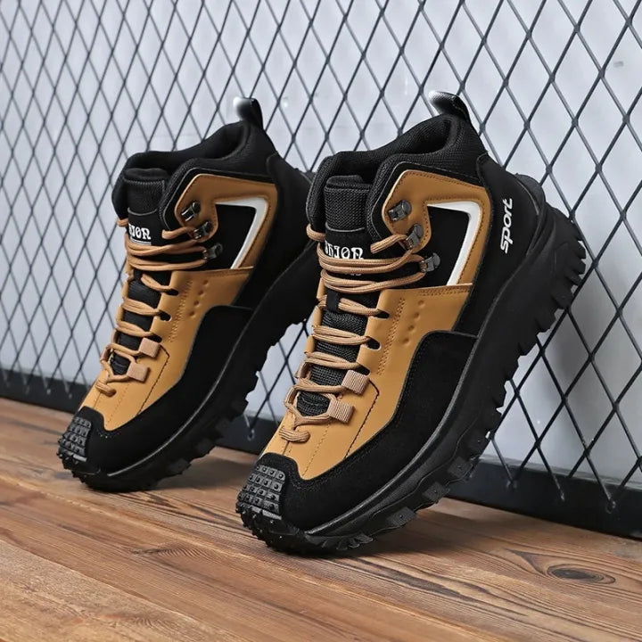 Men’s Wide Toe Hiking Boots — Waterproof Membrane, Non-Slip Outsole, Arch Support